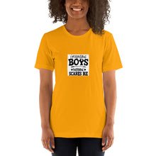 Load image into Gallery viewer, I am raising boys, Short-Sleeve Unisex T-Shirt
