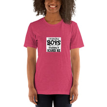 Load image into Gallery viewer, I am raising boys, Short-Sleeve Unisex T-Shirt
