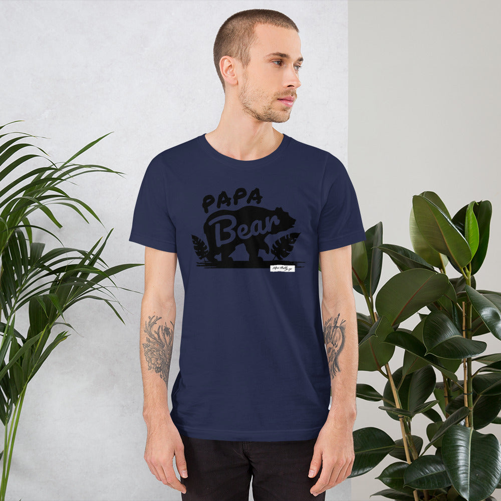 Papa Bear men tally up charity Short-Sleeve Unisex T-Shirt