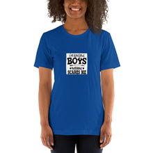 Load image into Gallery viewer, I am raising boys, Short-Sleeve Unisex T-Shirt
