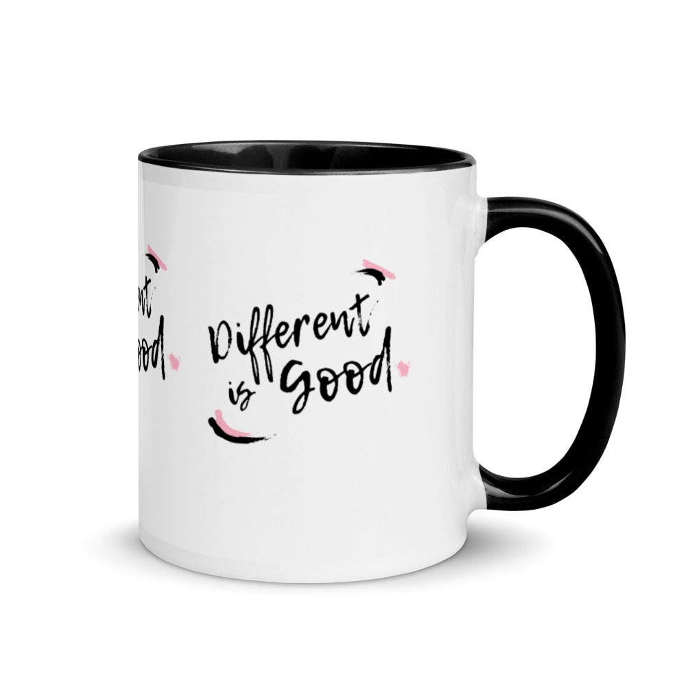 Different is Good, Mug with Color Inside